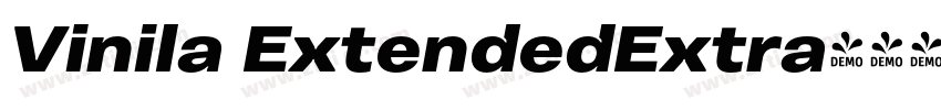 Vinila ExtendedExtra字体转换